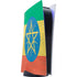 Ethiopia Flag Distressed PS5 Digital Edition Console Skin